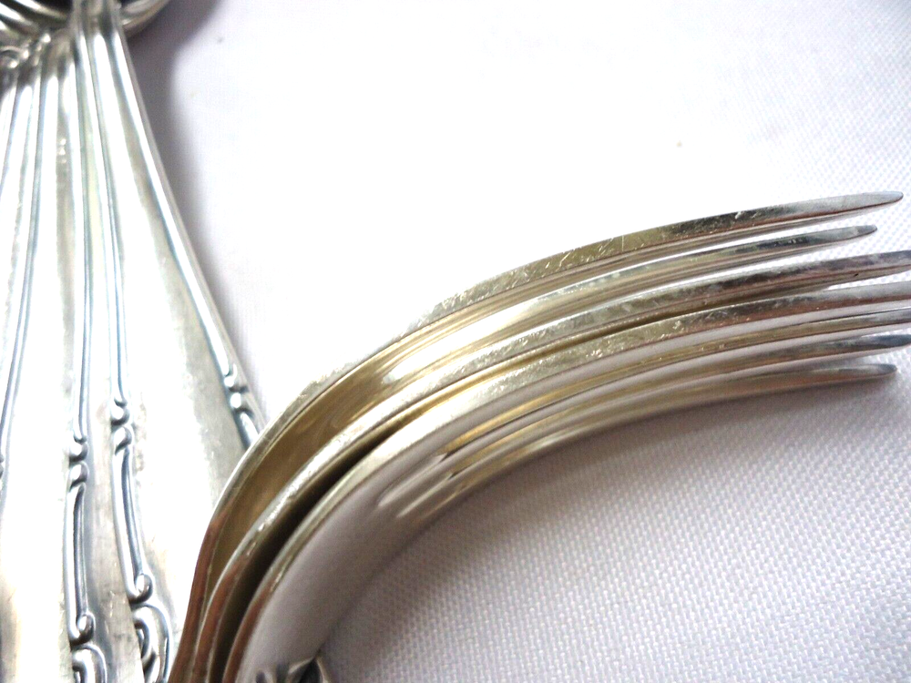 PRUNUS 90 SILVERPLATE SPOON,FORKS 8-PIECES