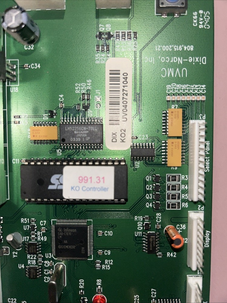 Dixie Narco 3000, 5000 Soda Vending Machine Main Board