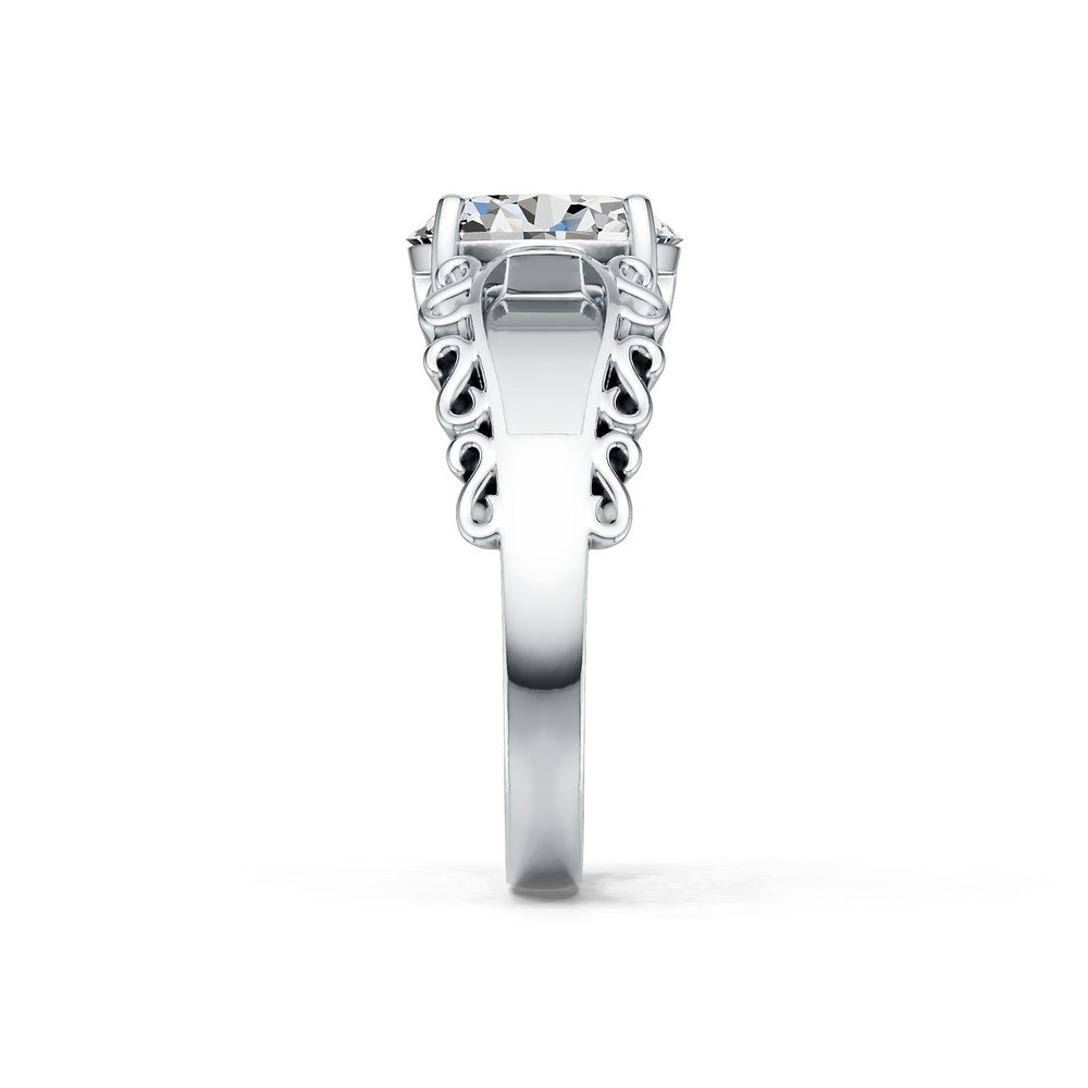 Sterling Silver Semi Mount Ring Setting Oval OV 11X9mm