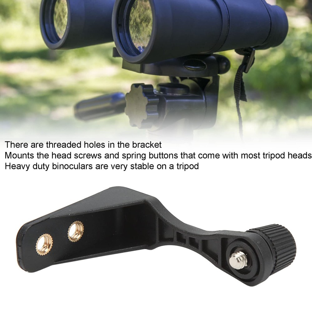 Universal Binocular Bracket,L-Shaped Plastic Binocular Adapter, Binocular Tri...