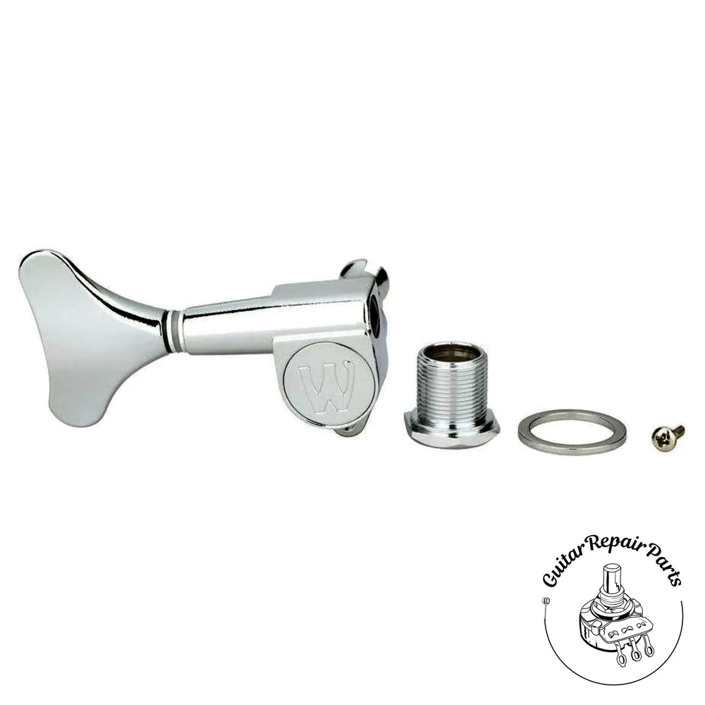 Warwick Bass Tuning Machine Key, Right (Treble Side) - Chrome