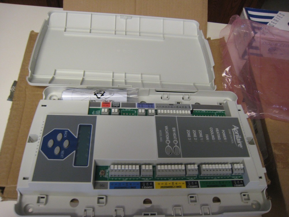Aprilaire 6403K M-Stage 3-Zone Control Panel Kit DAT Sensor 24V 40VA Transformer