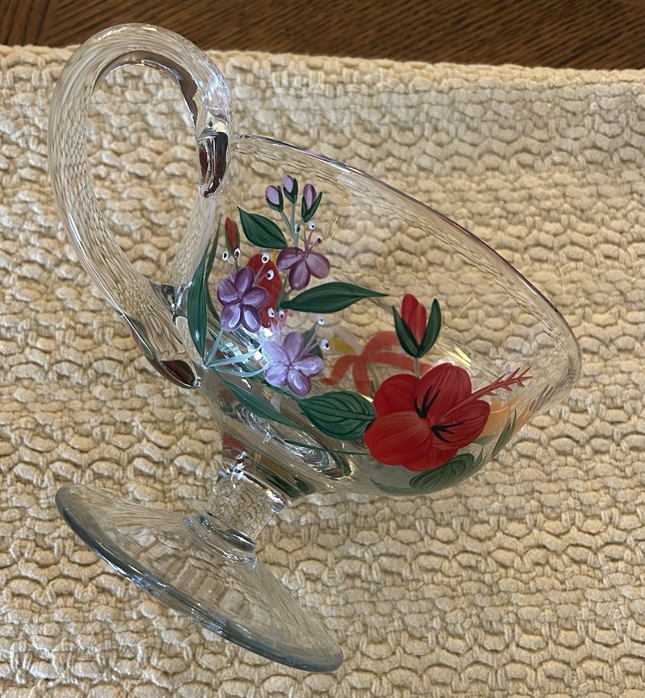 Hand Painted Pitcher/Gravy Boat