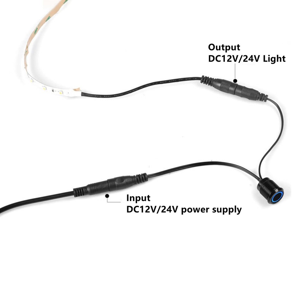 Metal shell Switch Button Control LED Dimmer Dimmer Touch Sensor Controller