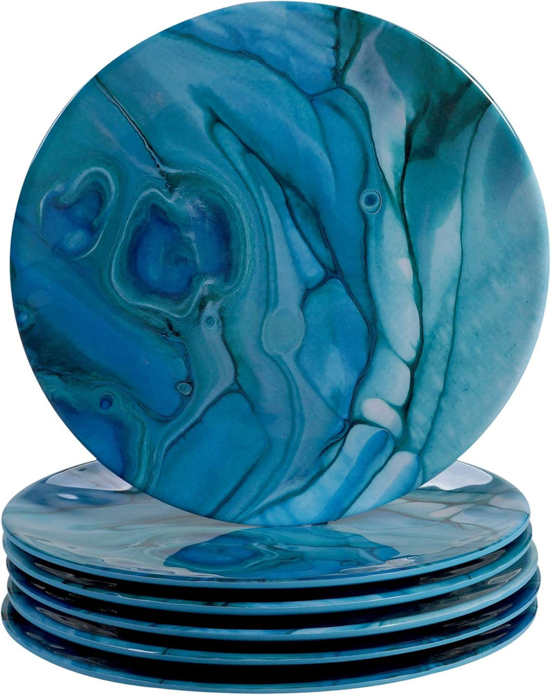 Fluidity 12 Piece Melamine Dinnerware Set, Service for 4