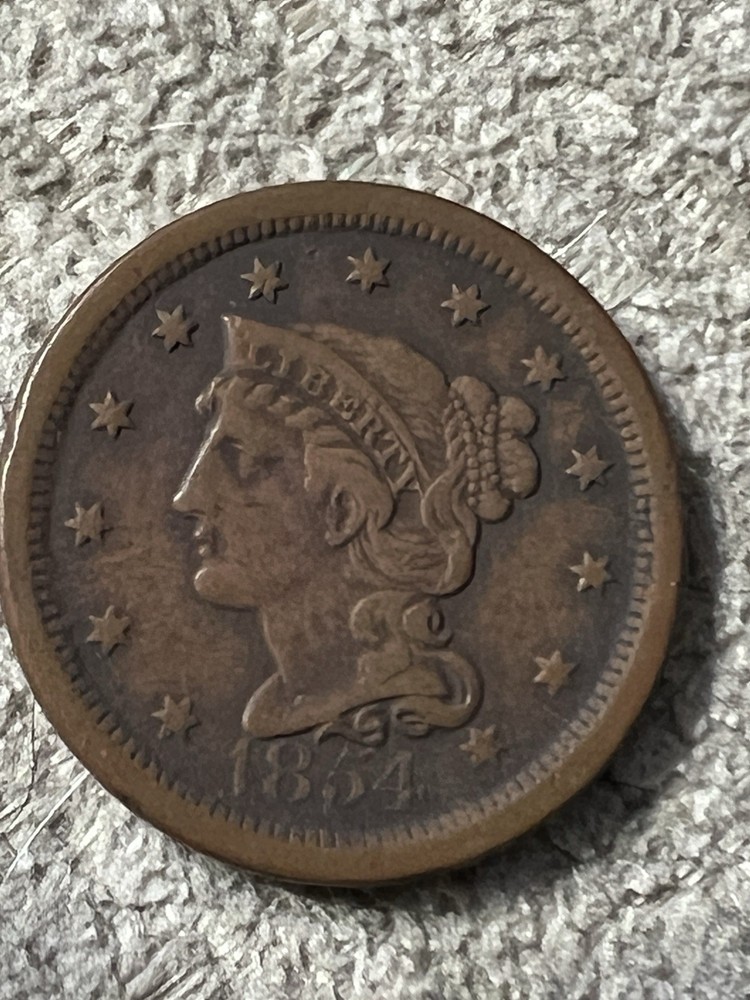 1854 Large Cent