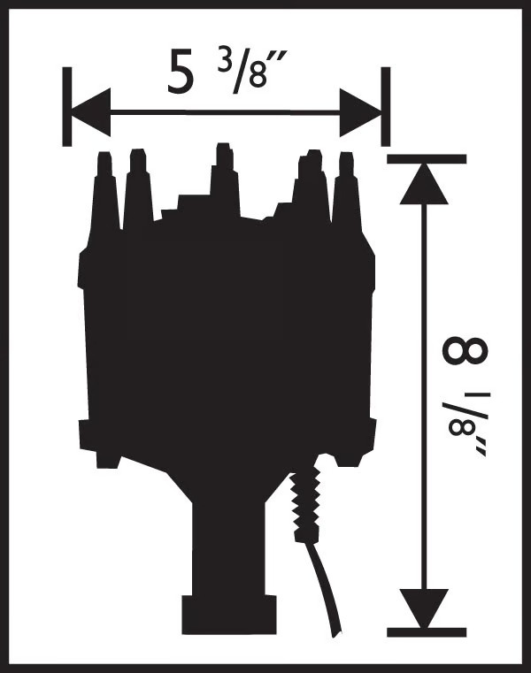 MSD 8384 Dual Pickup Distributor