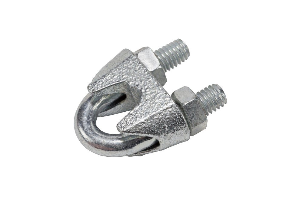 3/16" Galvanized Malleable Wire Rope Clips (10-Pack)