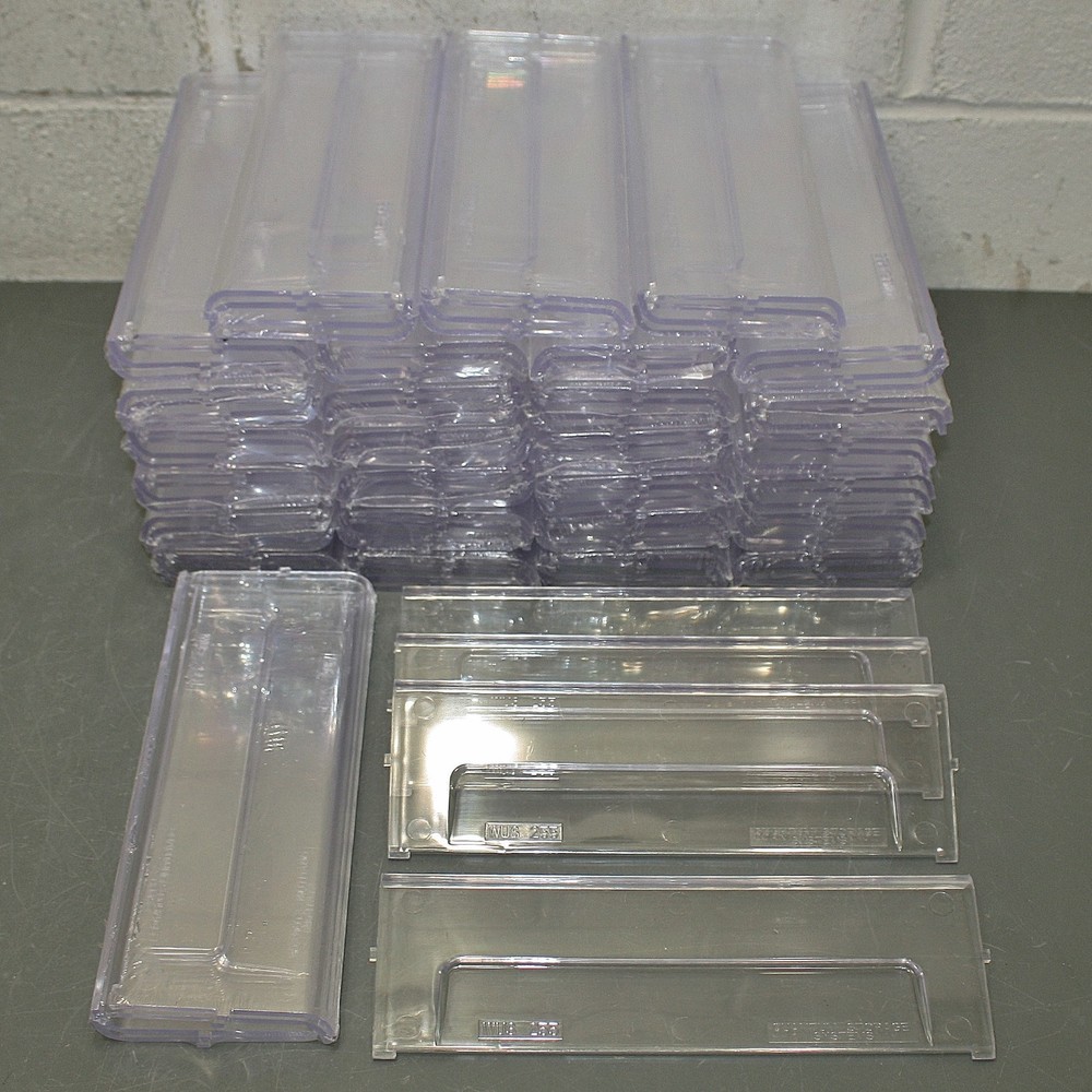 (116) Quantum Storage Bin Windows WUS255, Clear Plastic, for 10" Wide Bin QUS255