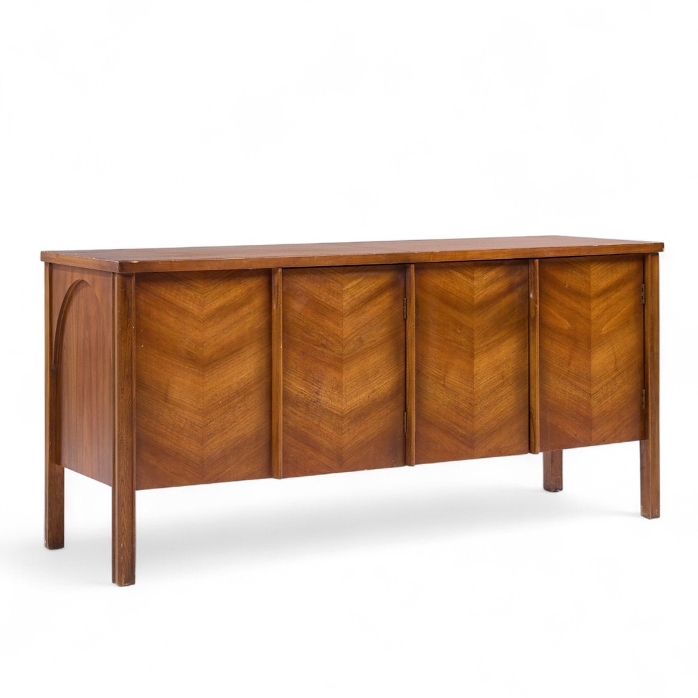 Kent Coffey Perspecta Mid Century Walnut Buffet Credenza