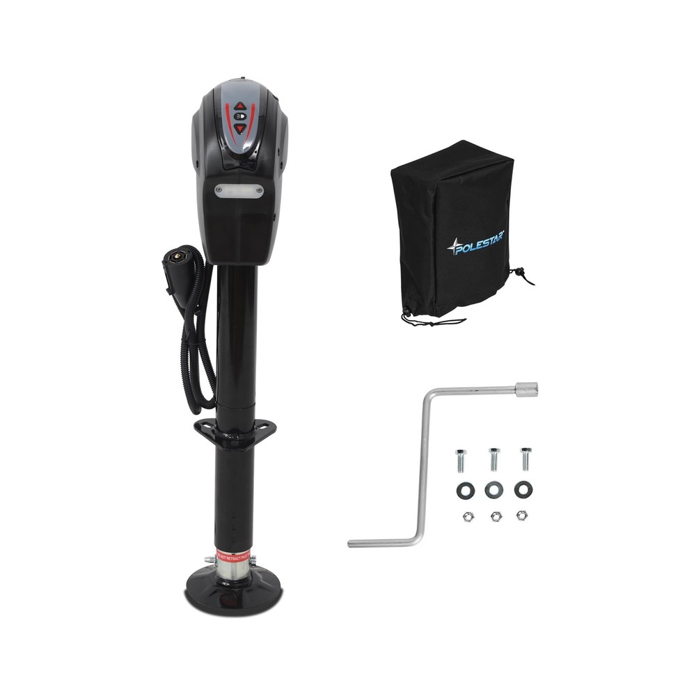 POLESTAR Electric Trailer Jack with Backlit Control Touch Panel, 5000lbs Elec...