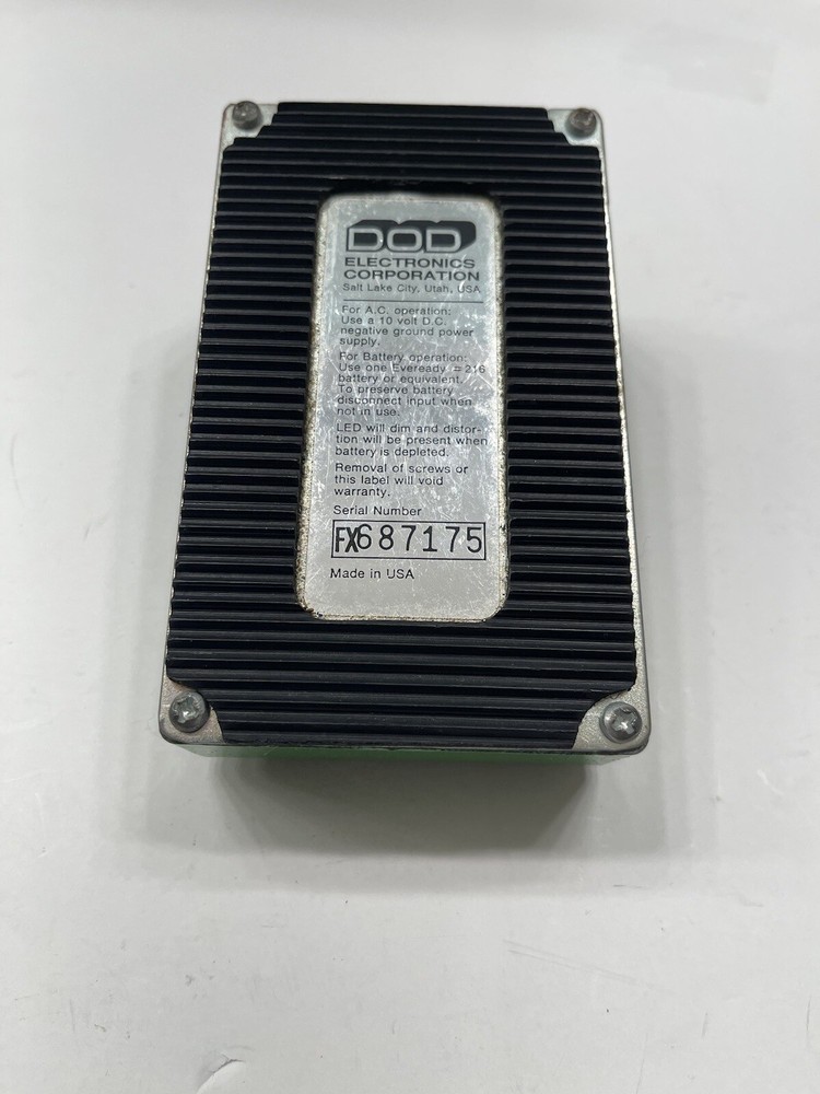 DOD Digitech FX25 Envelope Filter Wah Kermit Green Guitar Effect Pedal *READ*