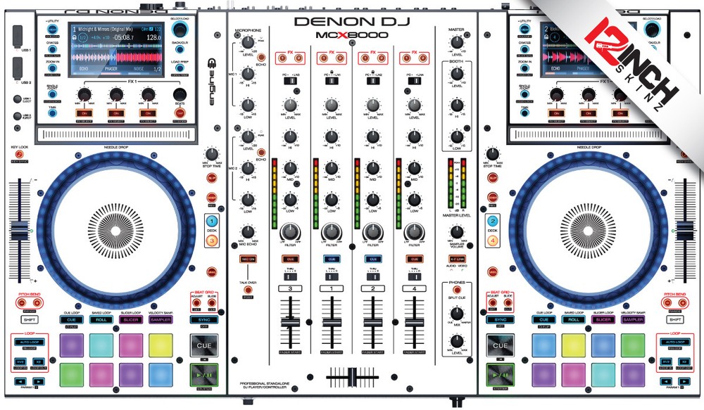 Denon MCX8000 Skin white