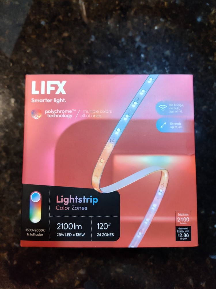 LIFX - Smart lights Lightstrip/ 120" fully customizable