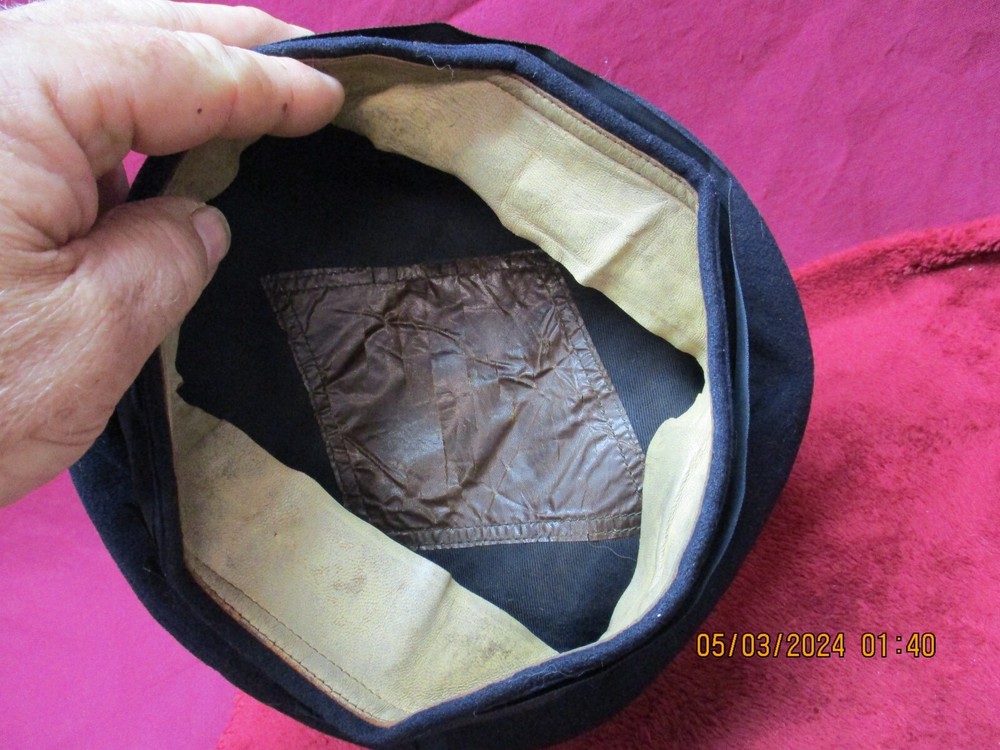 WW2 US Navy Wool "Donald Duck" Hat, Issued and Worn