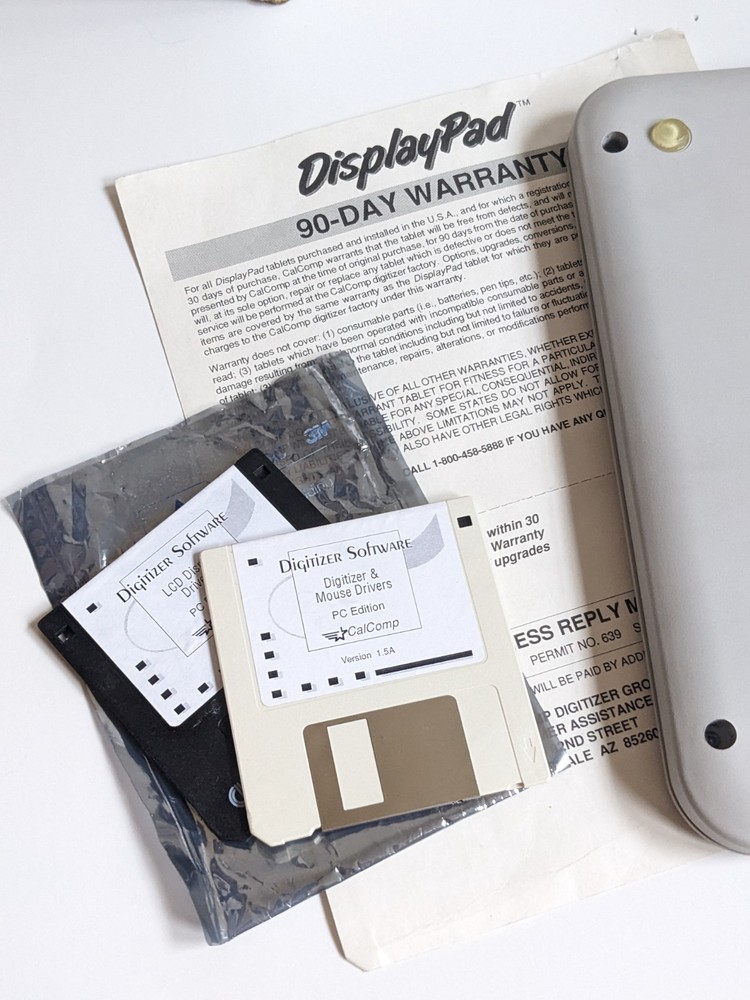 Vintage 1992 CalComp DisplayPad Desktop Pen-Based System Complete in Box Unteste