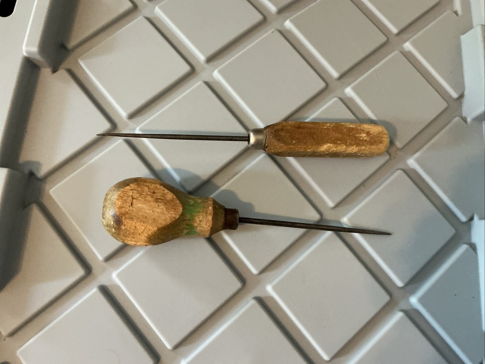 Two vintage ice picks