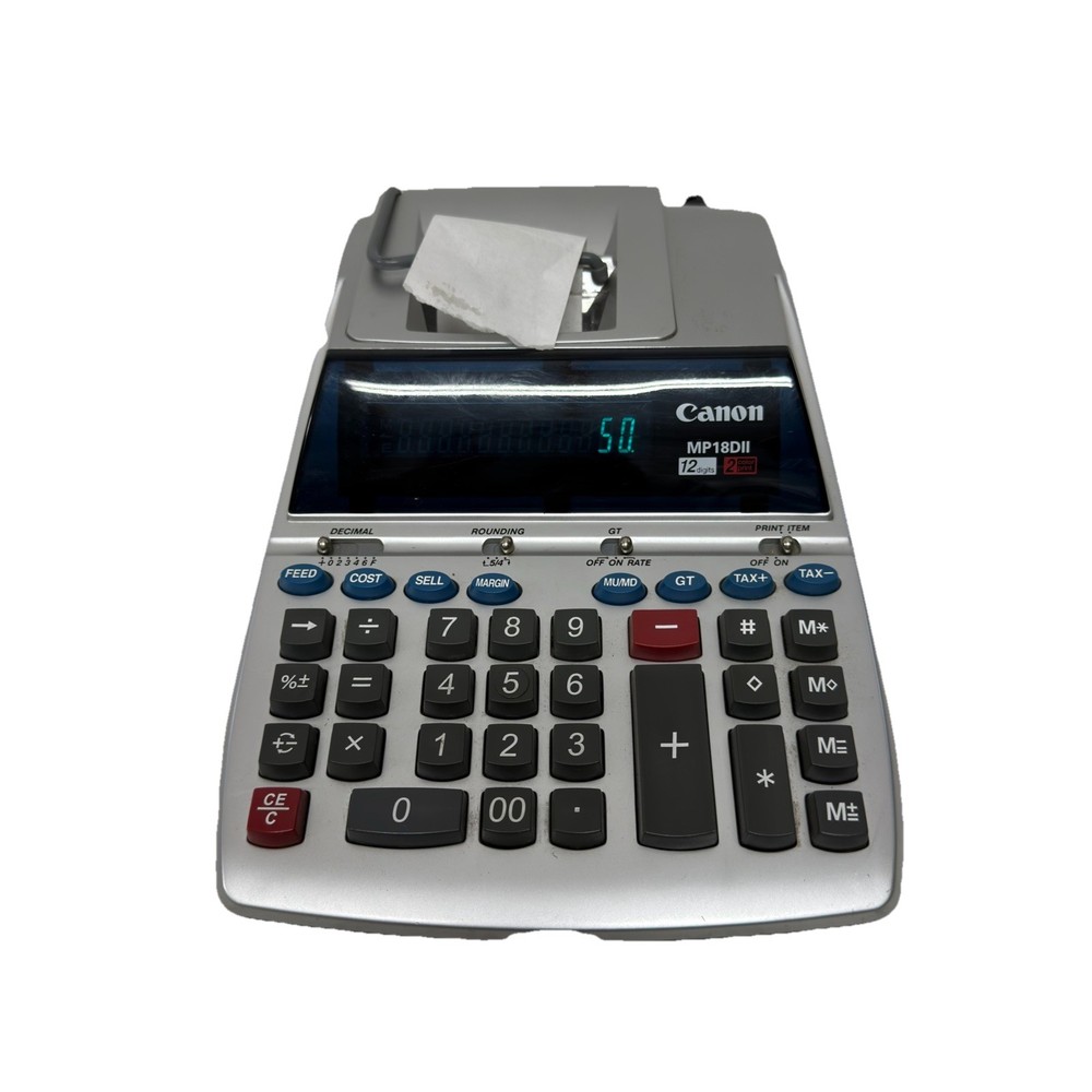 canon mp18d ii Adding Machine Used TESTED
