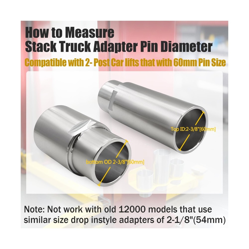 10315 Stack Truck Adapter Kit Compatible with Challenger Lift CL9 CL10 E10 VS...