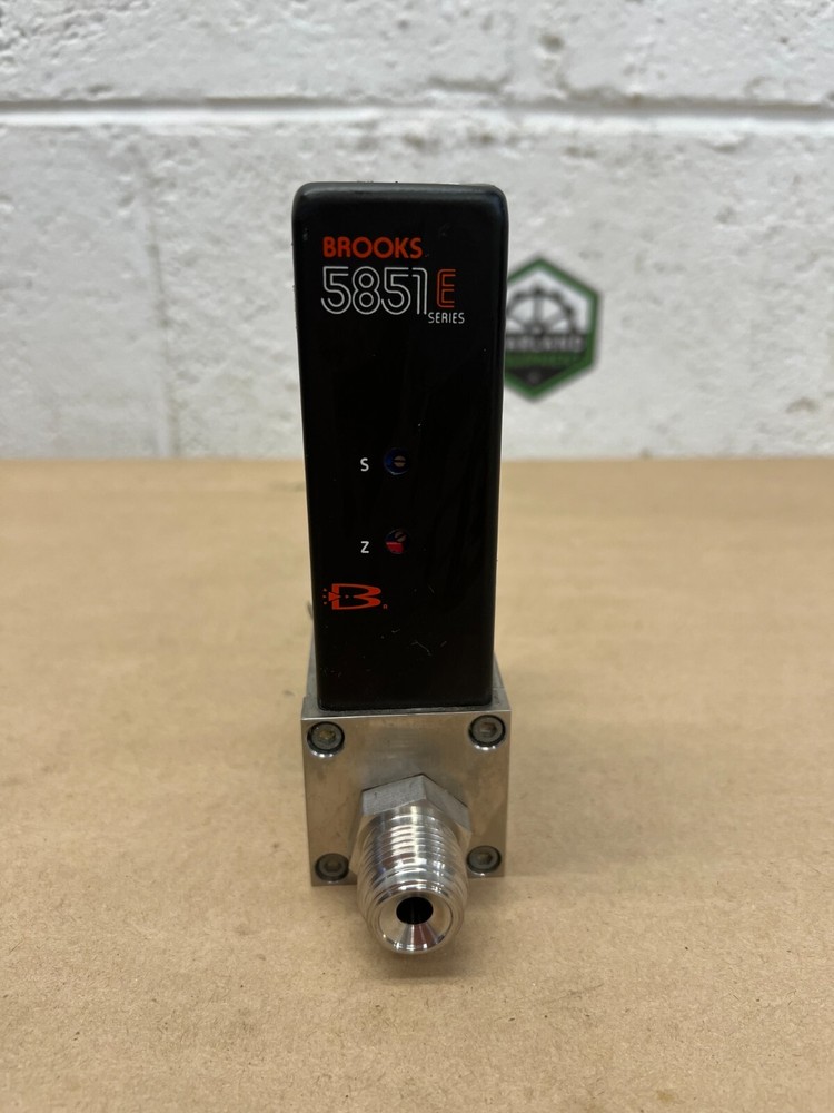 Brooks 5851E Mass Flow Controller, 200 SLPM, Hydrogen, MOD:5851EA14MQ2H2FA