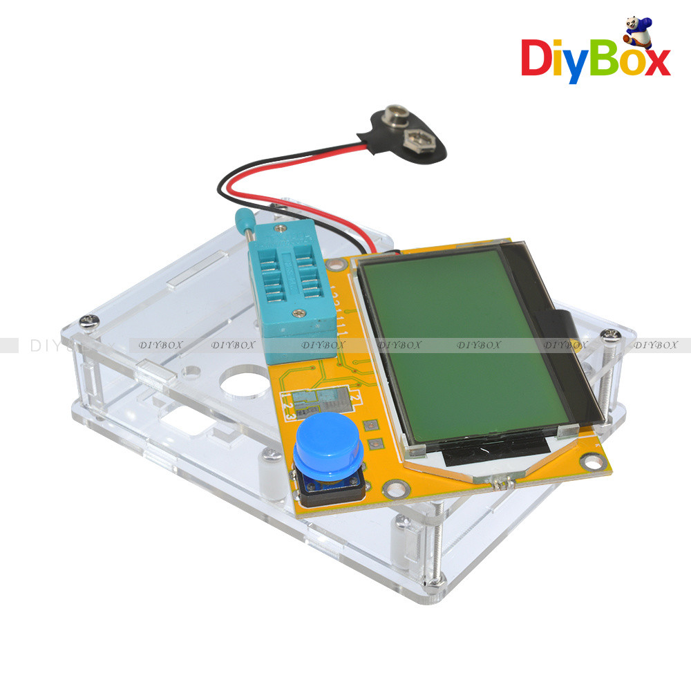 LCR-T4 ESR Meter Transistor Tester Diode Capacitance+Acrylic Case Shell Housing