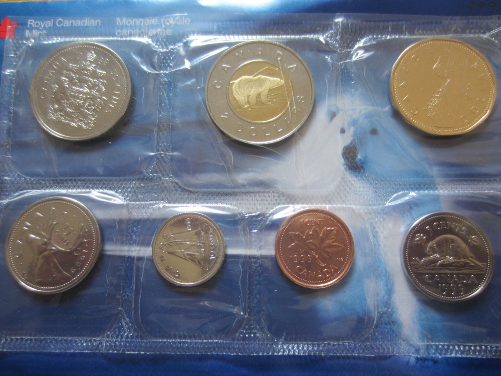 1999 Canada PL RCM Set (6 Coins UNC.) RJ.