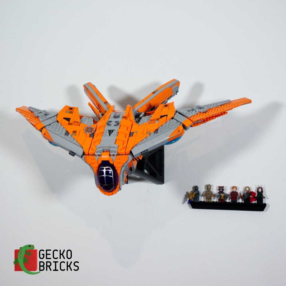 Wall mount display for Lego 76193 Guardians Ship