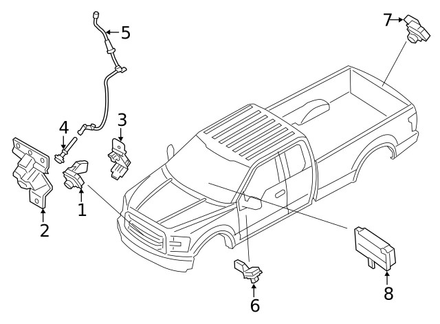 Genuine Ford Control Module JL3Z-19H405-B