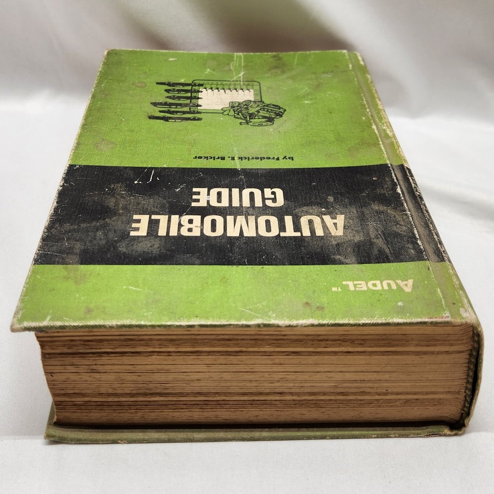 1972 Audel Automobile Guide by Frederick E Bricker Hardcover Acceptable