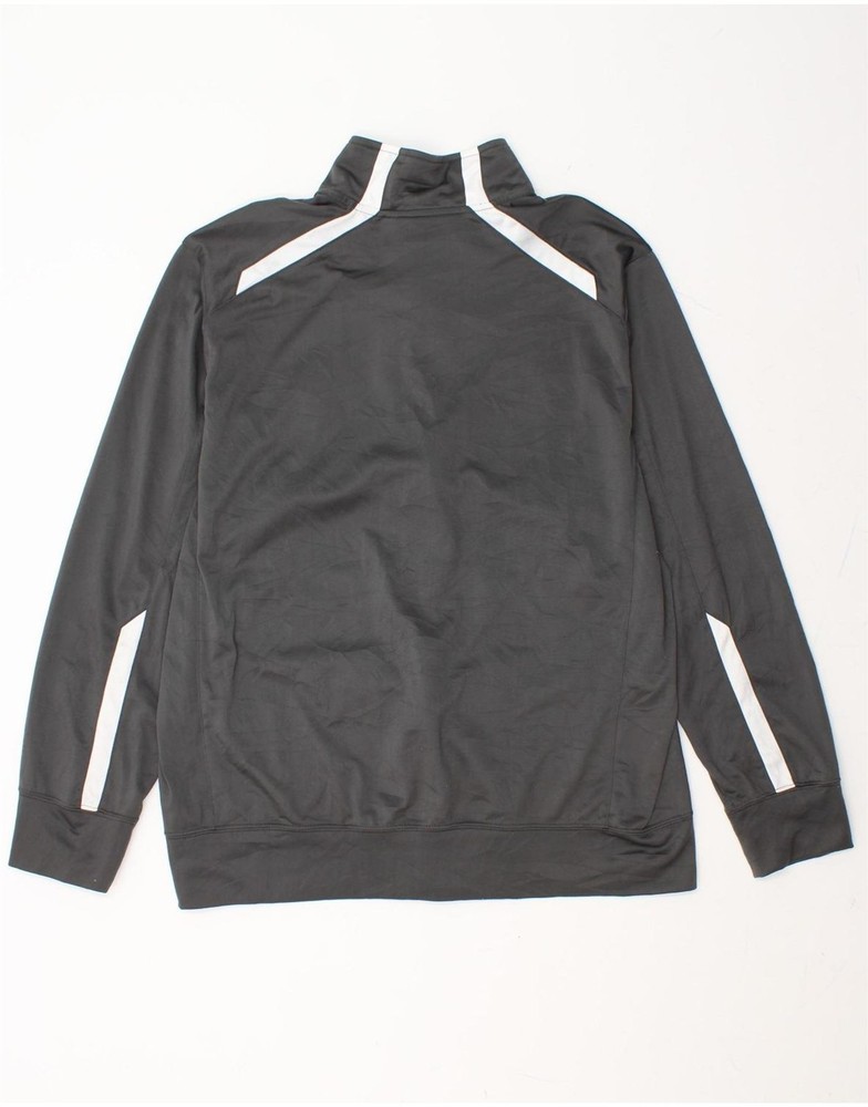 NIKE Mens Tracksuit Top Jacket Large Grey Colourblock Polyester DW06