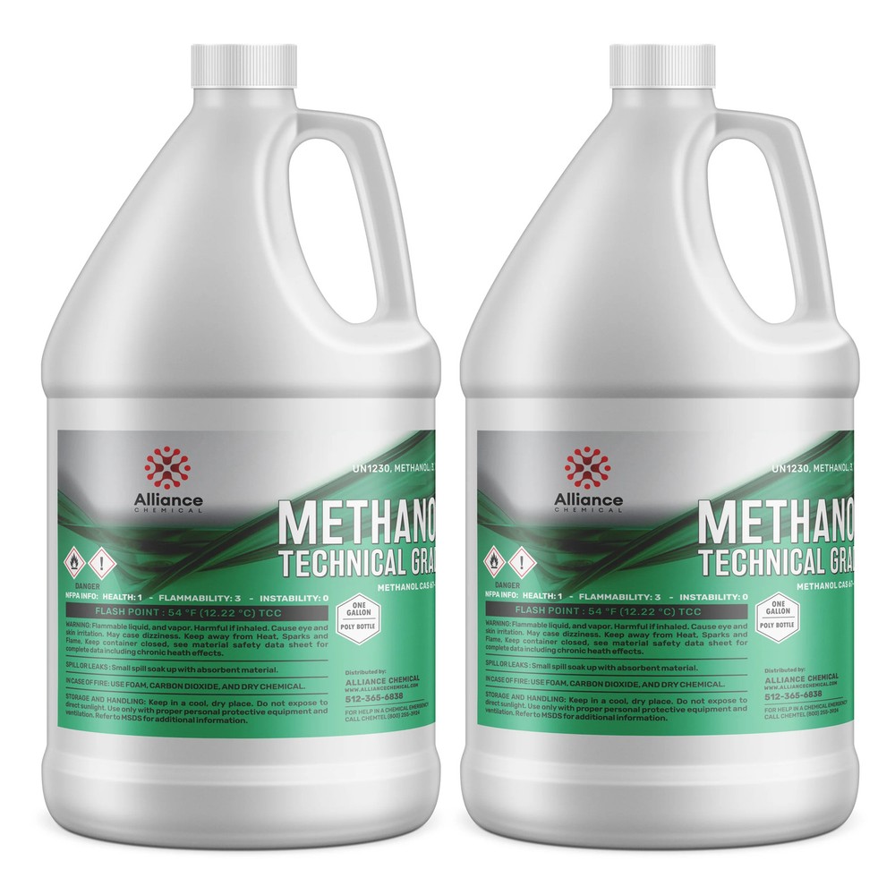 Methanol Technical Grade - 2 Gallons