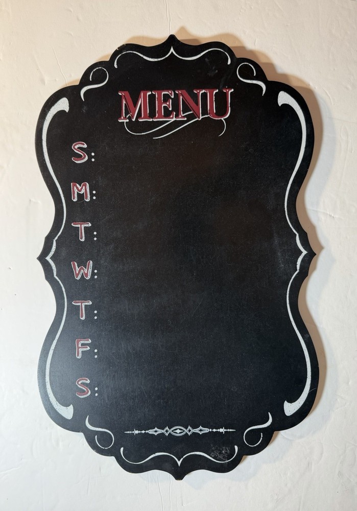 Menu Chalkboard Daily Listing