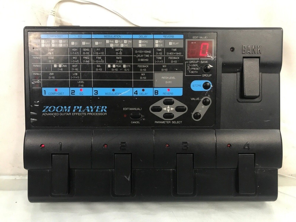 Zoom Player 2020 Guitar Multi Effects Processor