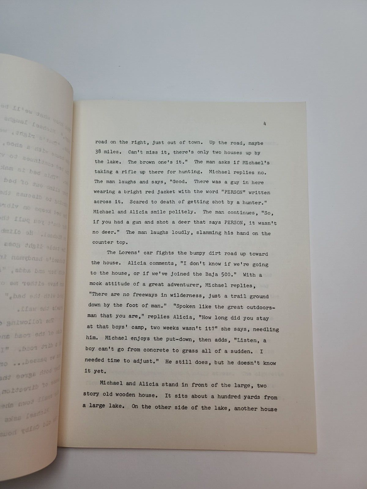 TRAPS / Barry Levinson 1970's Unproduced Treatment Script