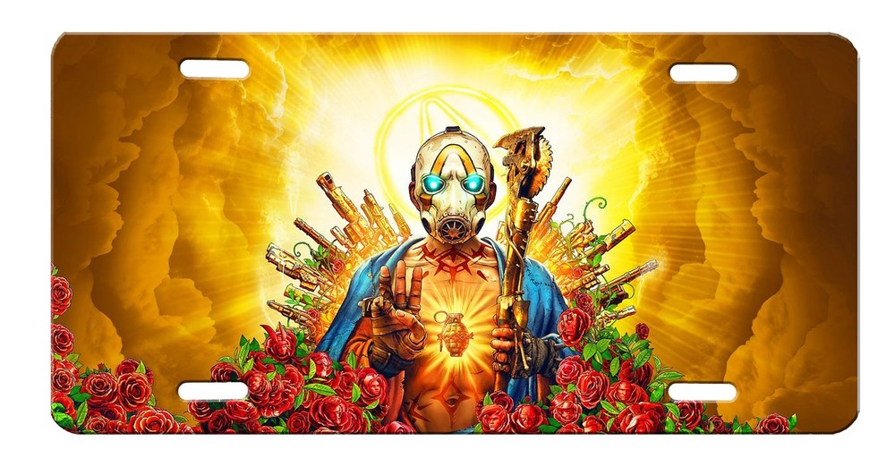 Borderlands 3 High Gloss Aluminum License Plate