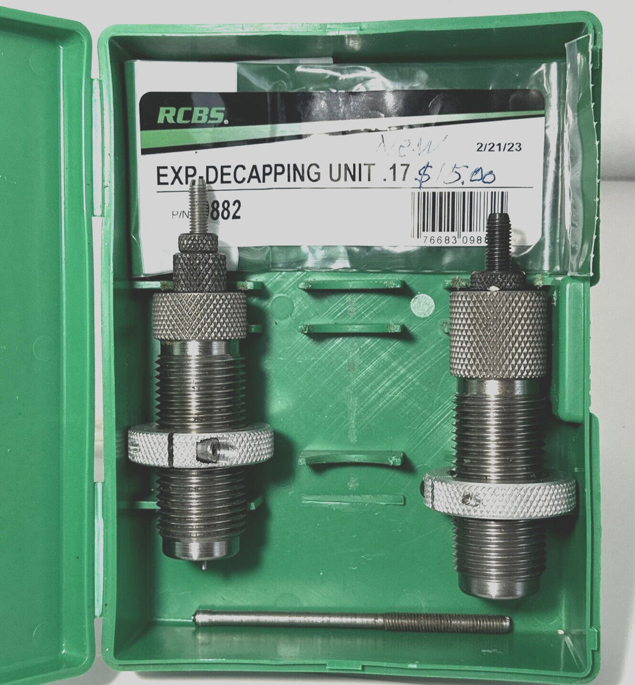 Nice RCBS 17 Remington Reloading Dies