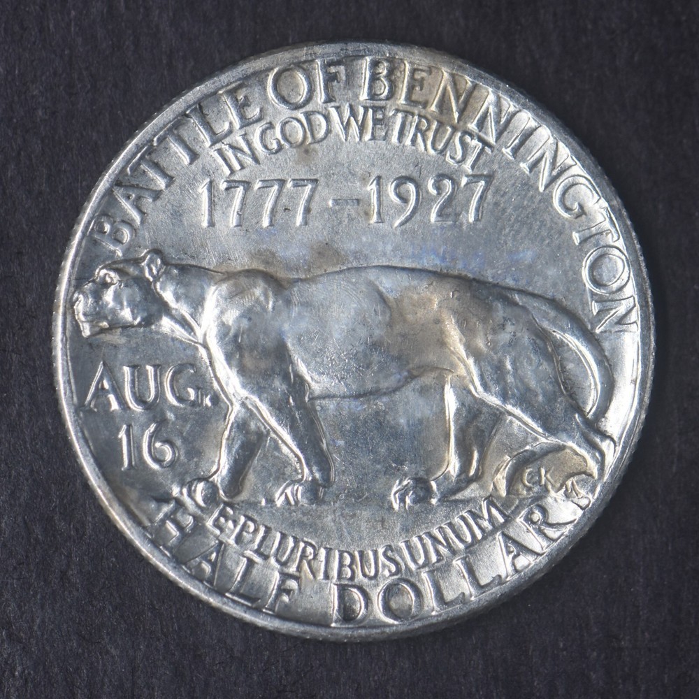 1927 Vermont Commemorative Half Dollar .50C - COINGIANTS -