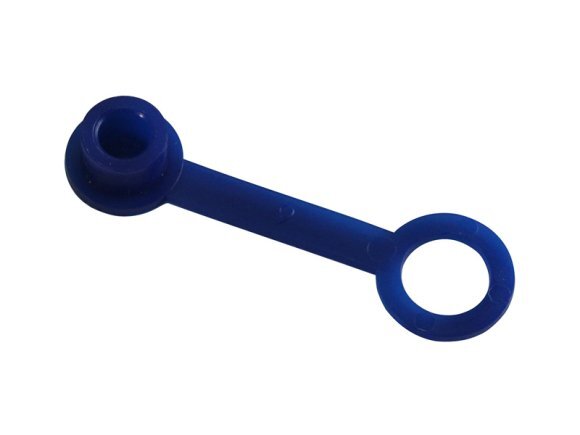 Grease Fitting Cap Tab Blue (50 Pieces)