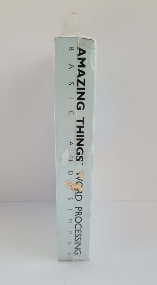 Vintage Amazing Things Word Processing Basic and Simple. Sealed