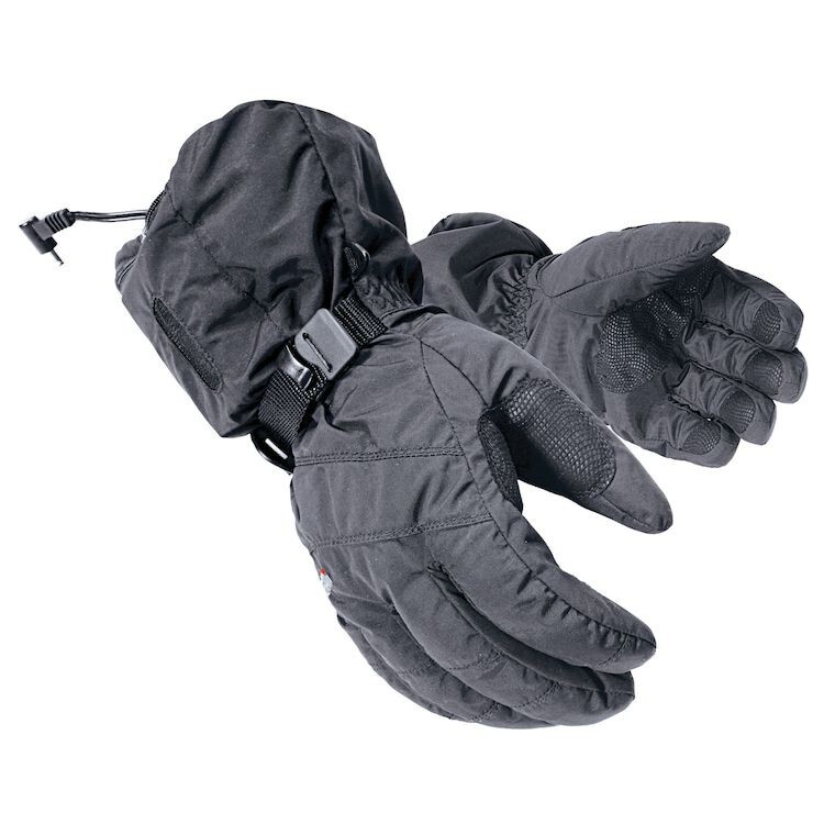 Open Box Mobile Warming Textile Heated Gloves Black - M