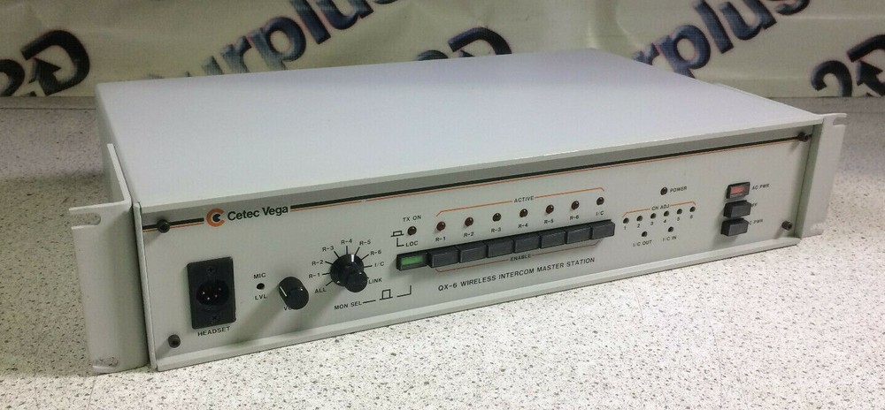 CETEC VEGA QX-6 Wireless Intercom Station
