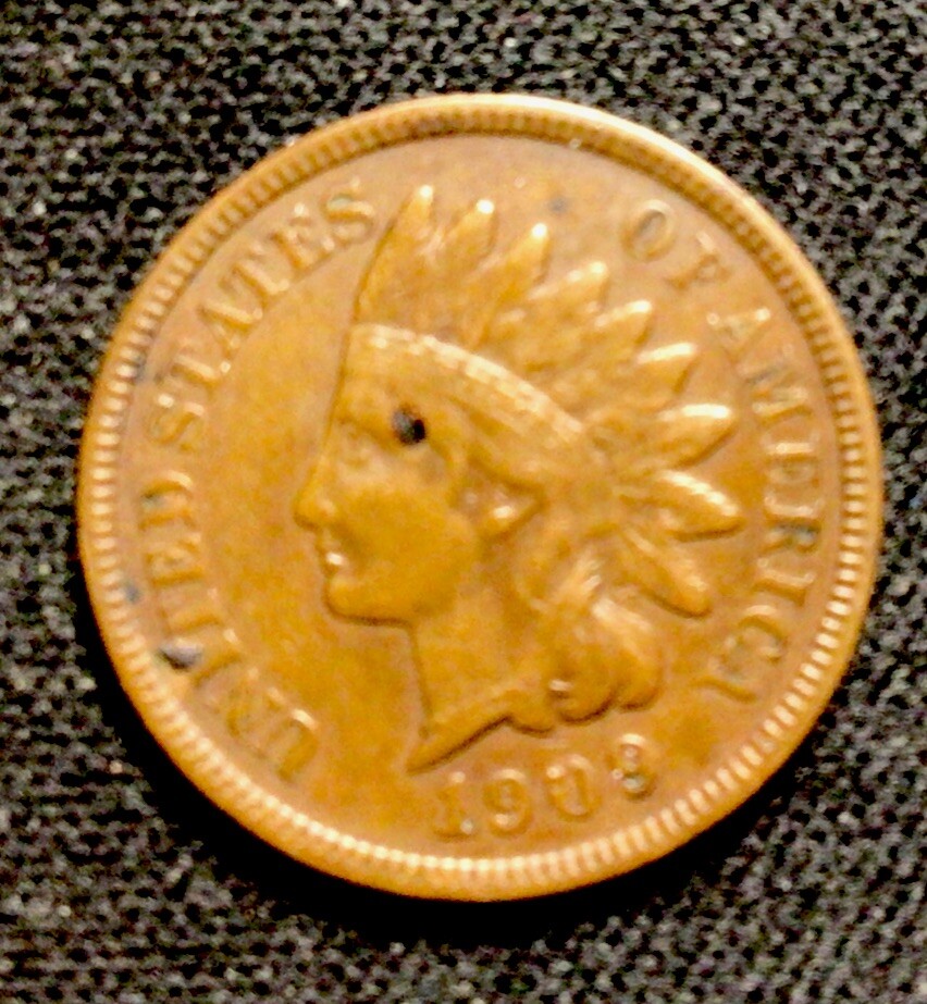 1909 US Indian Head Cent VF. ENN Coins