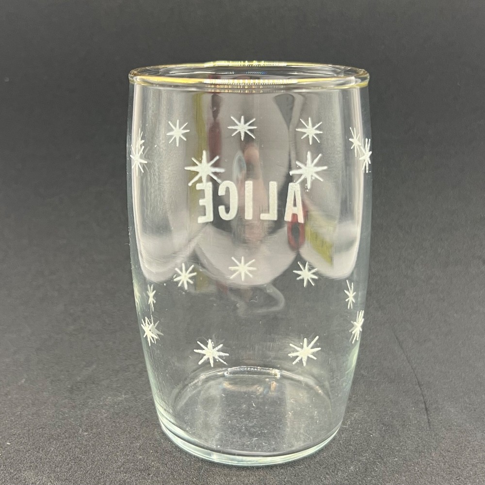 Alice Barware Glass MCM Star Design