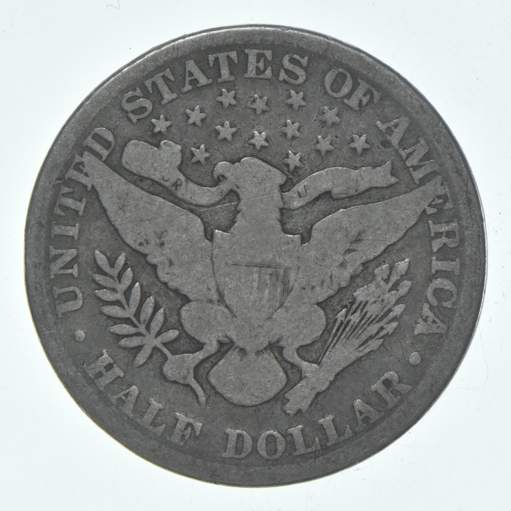 1894 Barber Half Dollar Average Circ 90% Silver