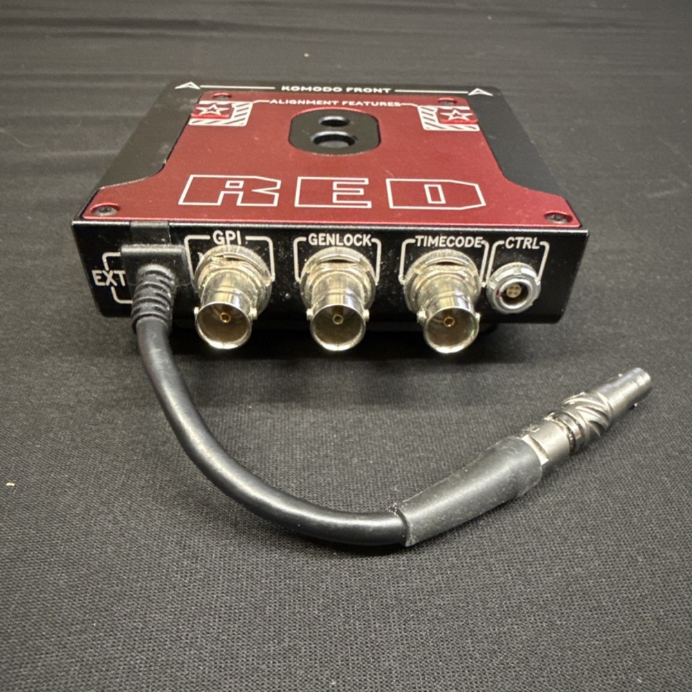 RED Komodo Front Accessory Genlock Timecode GPI CTRL 1/4-20 Mount