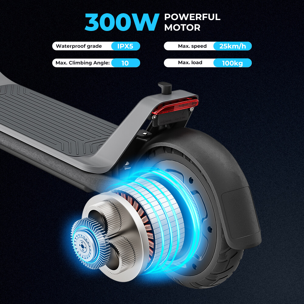 ELECTRIC SCOOTER ADULTS FOLDABLE E SCOOTER WITH APP & DOUBLE SHOCK ABSORPTION