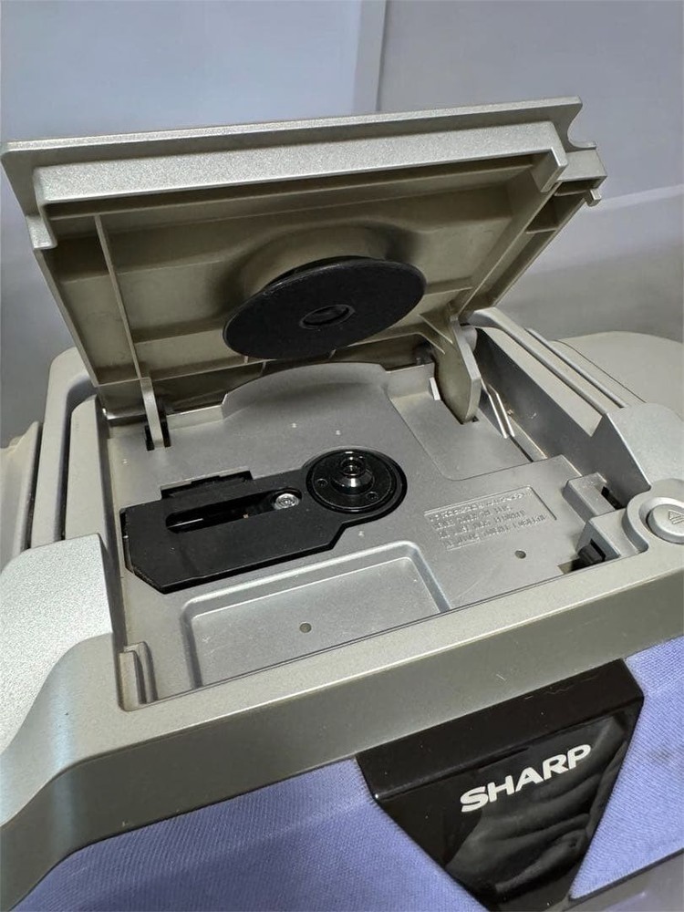 Sharp MD Studio CD MD Player Home Audio Silver Ready to Use clean