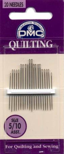 Pkg of 20 DMC Quilting Needles-Size 5/10