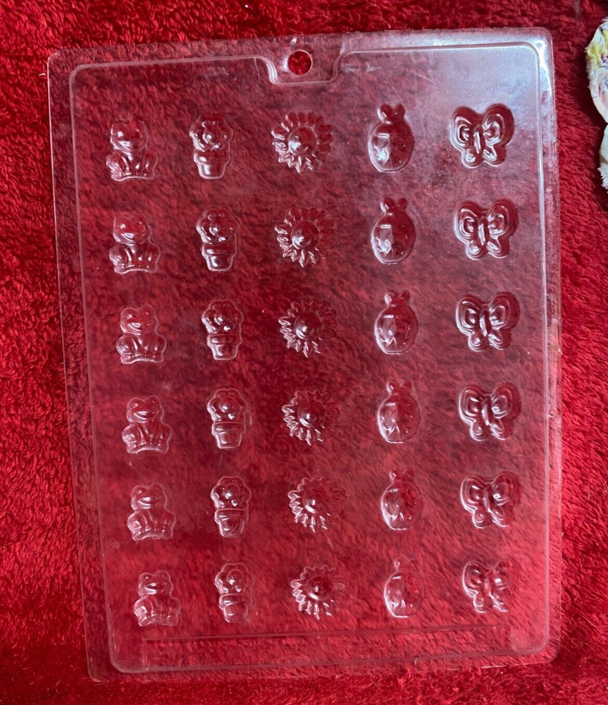 Sun Ladybug Flower Frog Chocolate Mold
