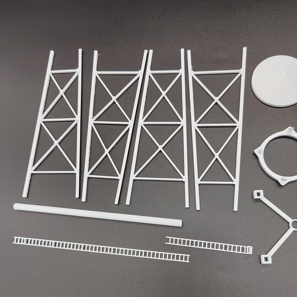 HO H0 Scale Water Tower 3D printed H*O